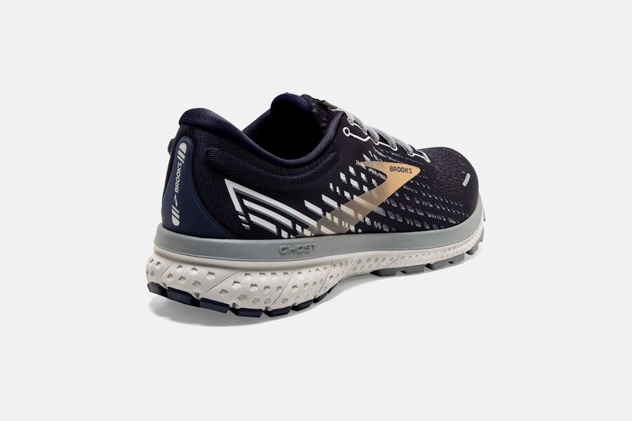 Brooks Running Shoes - Ghost 13 Road Mens - Black/Gold - XTN-512379